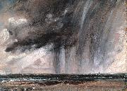 John Constable Seascape Study with Rain Cloud painting